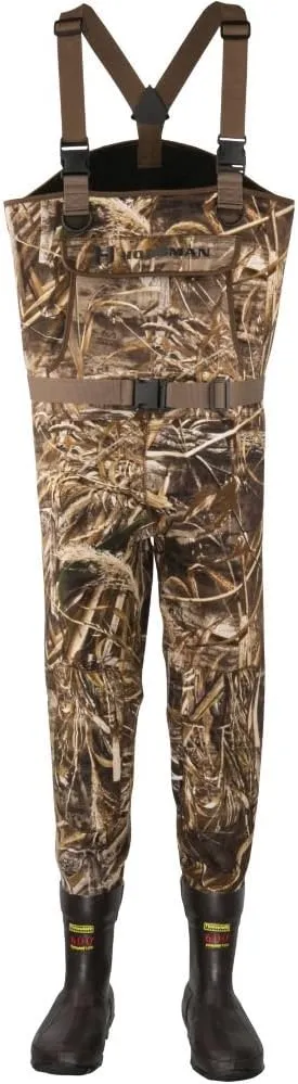 Hodgman Men's Brighton Neoprene Cleated Waders, Realtree Max, Fishing & Hunting Apparel