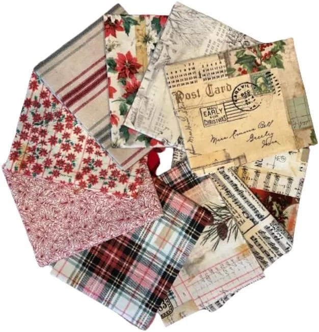 Holidays Past Tim Holtz 10 Assorted Fat Quarter Bundle Precuts | FB4FQTH.HOLIDAYSPAST