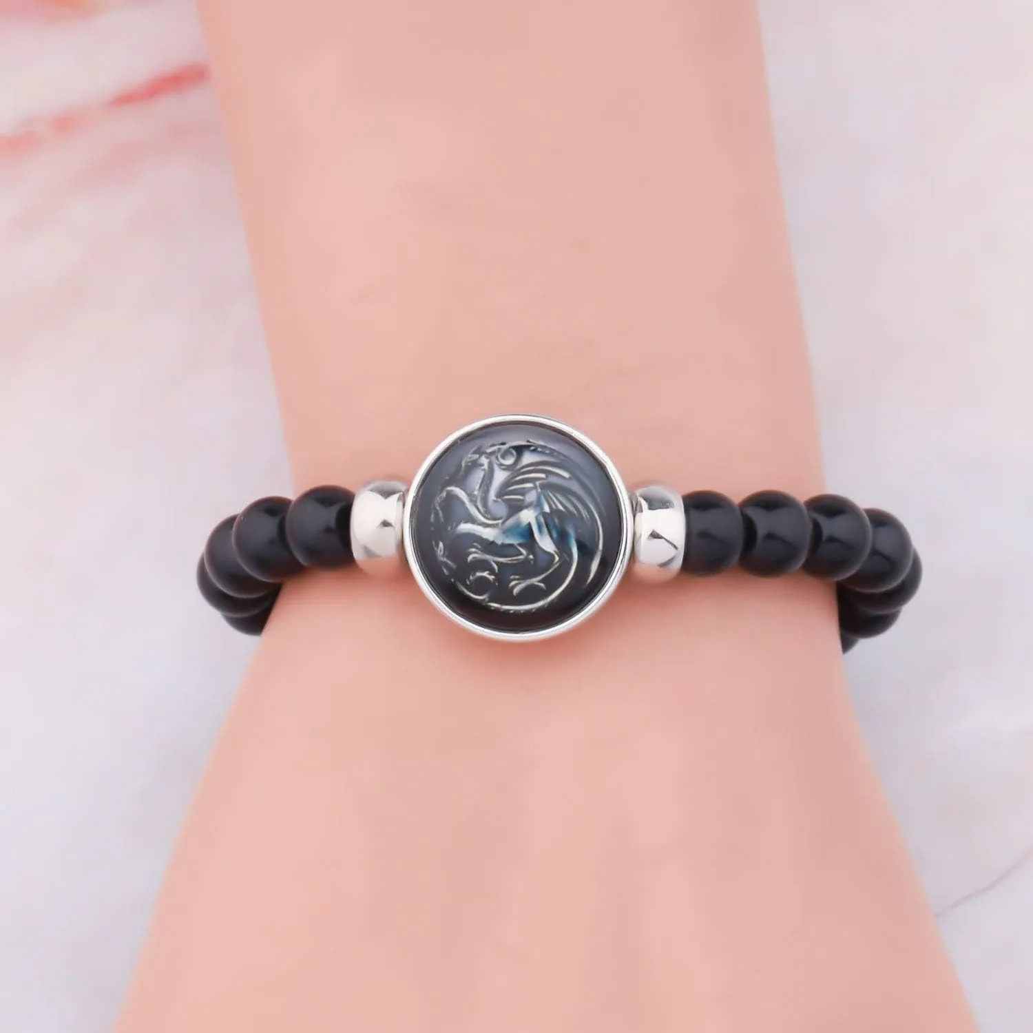 HOLLP GOT Inspired Bracelet GOT Fans Gift Nine Families Bracelet Gift for Boyfriend