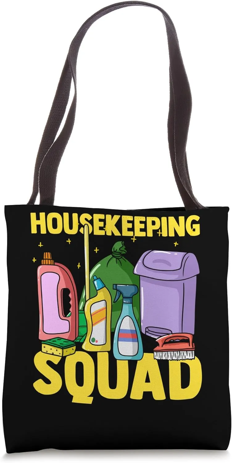 Housekeeping Professional Cleaning Household Homemaking Tote Bag