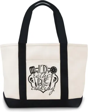 I'd Rather Be Canvas Tote Bag Canvas Bag Suitable For Advertising,Promotion, Gift, Activity