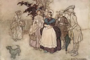 iiRTTFiRT Famous Artwork Picture Poster Modern Rip Van Winkle by Arthur Rackham Pop Art for Home Decor 60x90cm