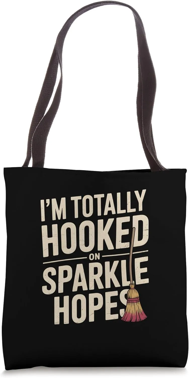 I'm Totally Hooked - Cleaning ASMR Enthusiasts Fans Tote Bag