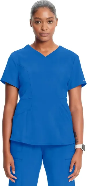 Infinity Cherokee V-Neck Women's Nurse Scrub Top, 4-Way Stretch, Superior Performance and Comfort CK623A