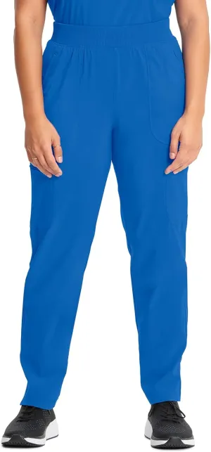 Infinity Cherokee Women's Scrub Pant Mid Rise Tapered Leg Pull-on Bottom with Moisture Wicking & 360° Stretch Fabric CK065A