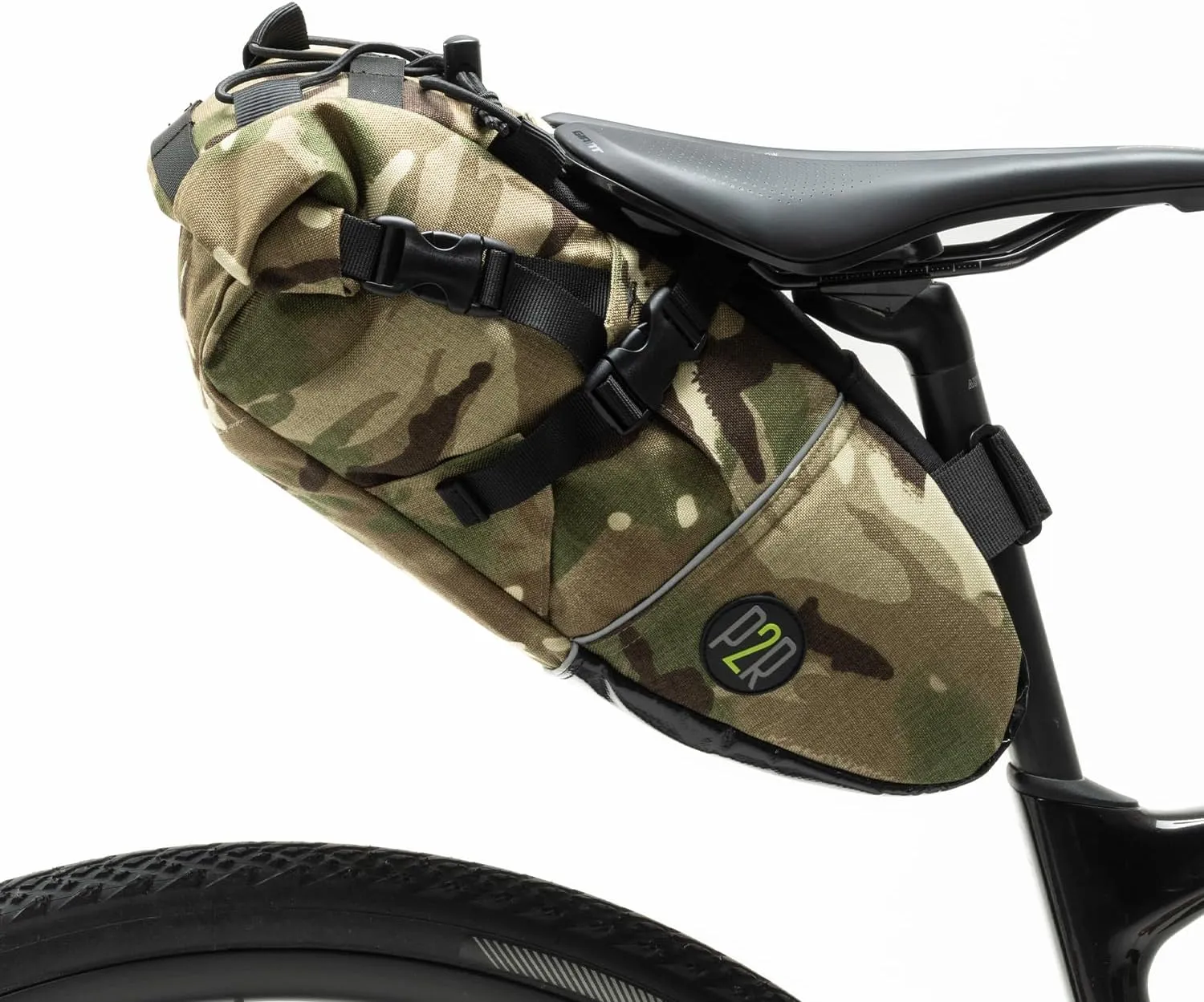 Inova Light Bike Saddle Bag - Water Resistant, Durable Cordura Fabric, Essential for Bikepacking - Under Seat Storage, Seat Bag for Road, Gravel Cycling