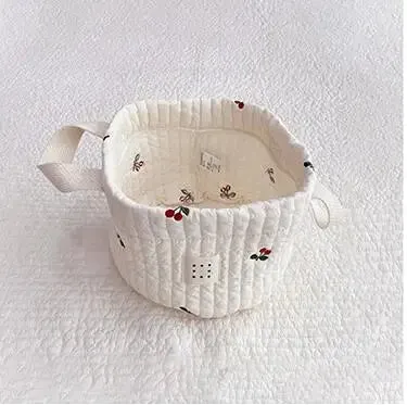 INS Baby Bags Cute Bear Embroidery Diaper Bag Caddy Nappy Cart Storage Mummy Maternity Bag