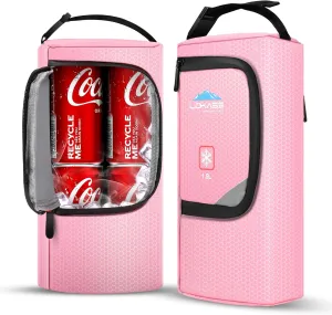 Insulated Golf Cooler Bag, Portable Camping Cooler Case, Unisex Soft Waterproof Beer Sleeve for Drinks/Bottled Water/Umbrella, for Daily Work/Travel/Hiking