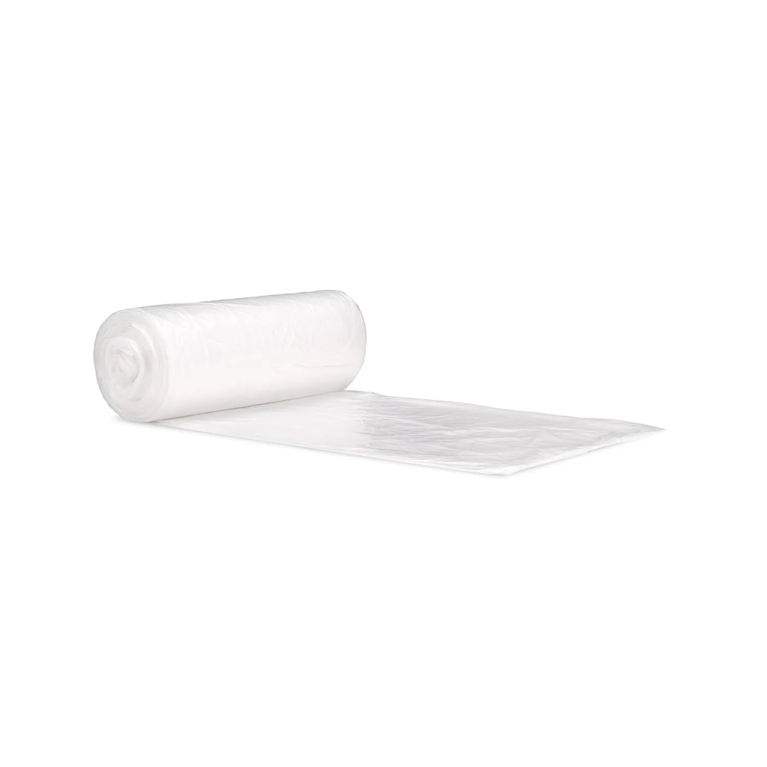 Inteplast EC243306N 12-16 Gallon Capacity, 33" Length x 24" Width x 6 Micron Thickness, Natural Color, High-Density Commercial Coreless Roll Can Liner (Case of 20 Roll, 50 Bags per Roll)