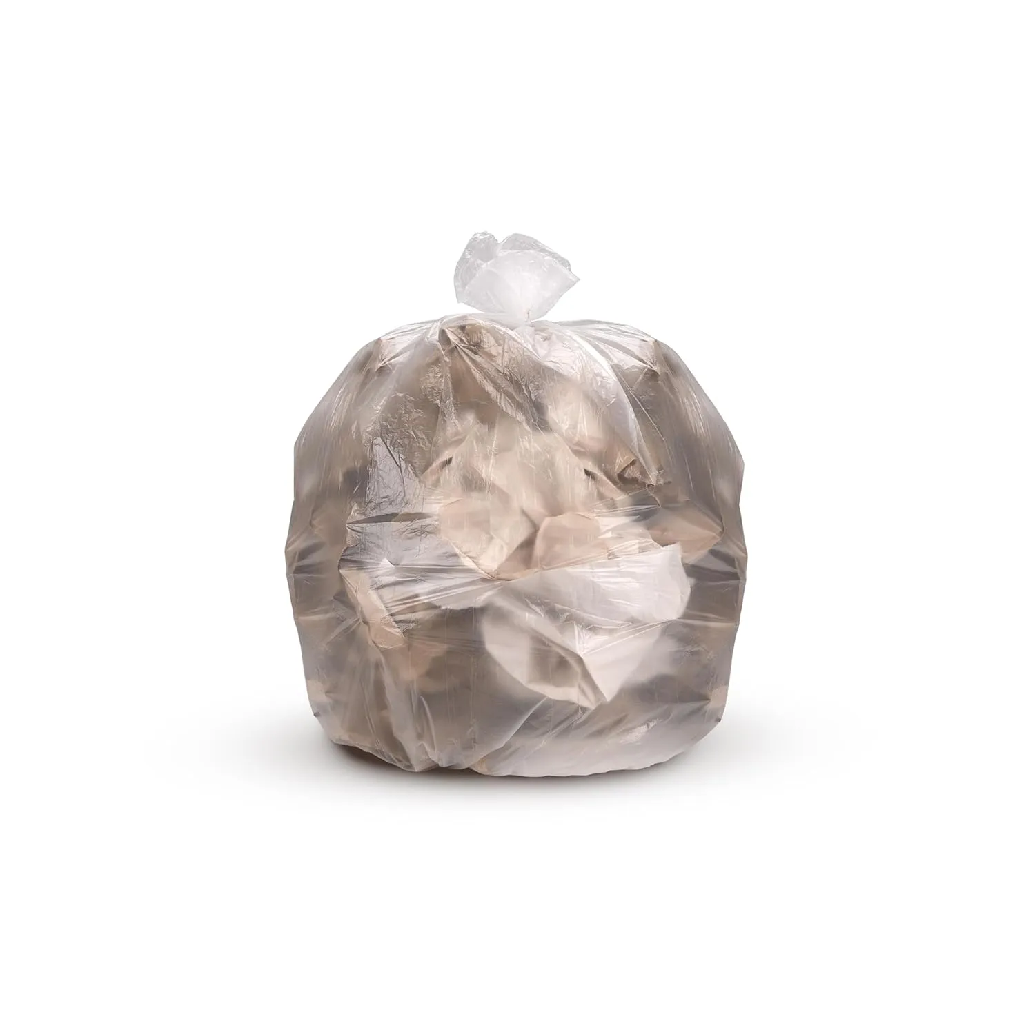Inteplast EC243306N 12-16 Gallon Capacity, 33" Length x 24" Width x 6 Micron Thickness, Natural Color, High-Density Commercial Coreless Roll Can Liner (Case of 20 Roll, 50 Bags per Roll)