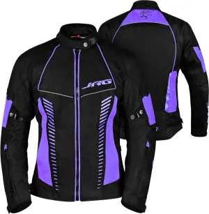 JAG Touring Motorcycle Jacket for Women, All Season Adventure Women's Dual Sport Jacket with CE Armor Cordura Fabric