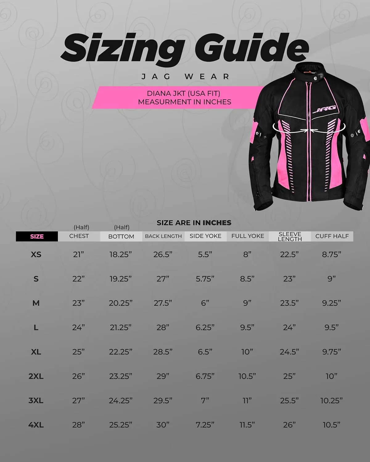 JAG Touring Motorcycle Jacket for Women, All Season Adventure Women's Dual Sport Jacket with CE Armor Cordura Fabric