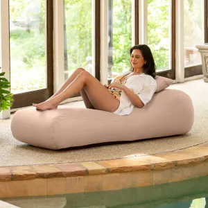 Jaxx Arlo Outdoor Bean Bag Sun Lounger | Pool Patio Chaise Recliner |, Petal