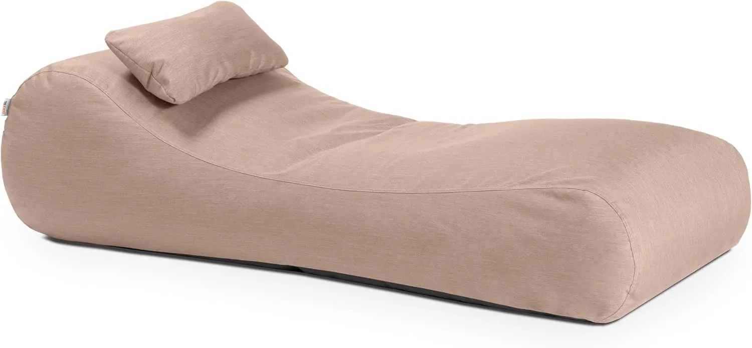 Jaxx Arlo Outdoor Bean Bag Sun Lounger | Pool Patio Chaise Recliner |, Petal