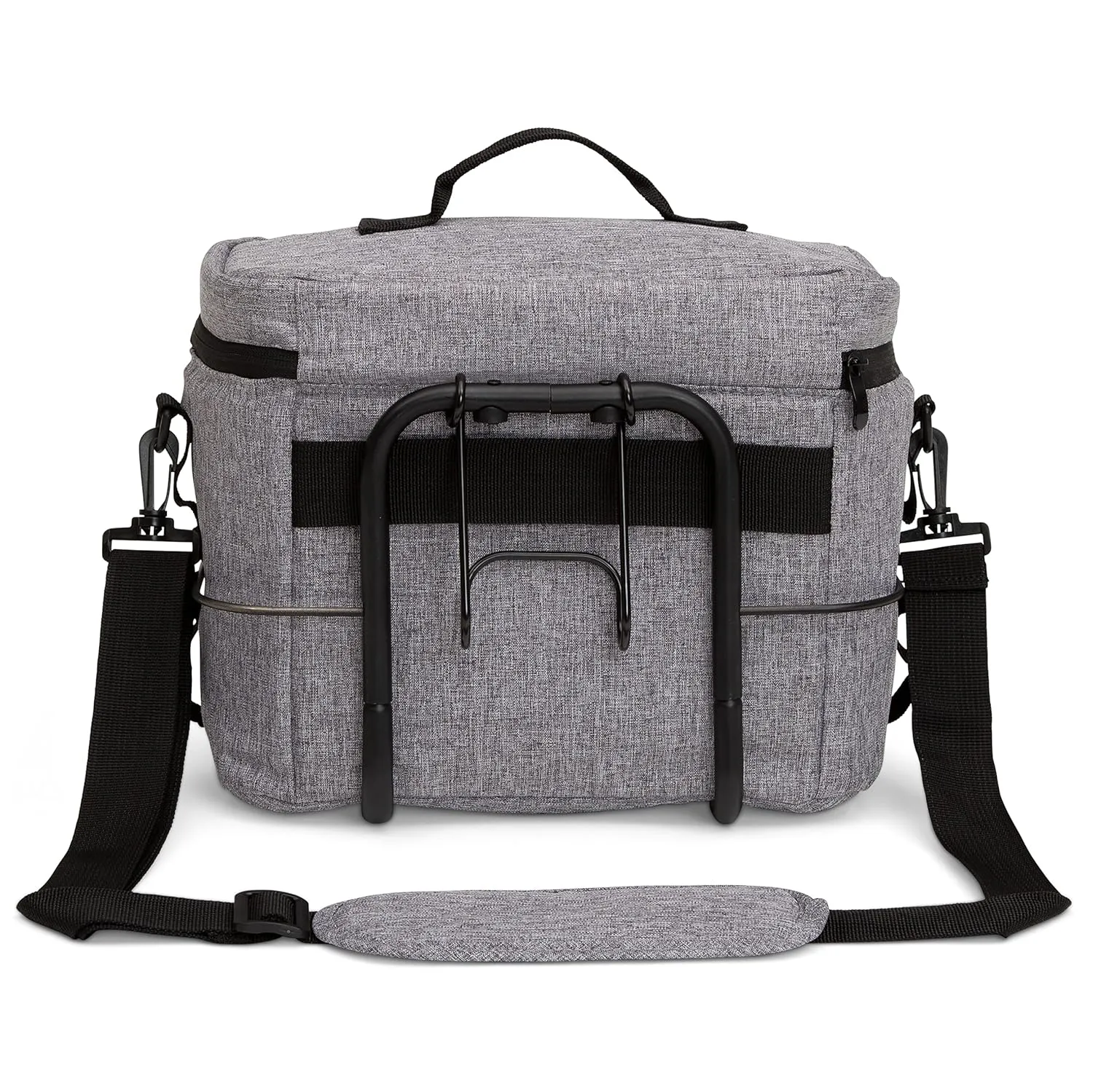 Jeep Wrangler Cooler Bag and Frame by Delta Children (Works with Jeep Wrangler Stroller Wagon #60001) - Holds 16 Cans or 15 Pounds, Grey