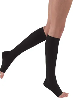JOBST Relief 15-20 mmHg Compression Stockings, Knee High, Open Toe | Compression Socks for Women/ Men for Tired, Aching or Swollen Legs