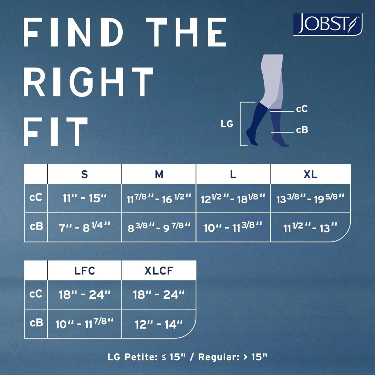 JOBST Relief 15-20 mmHg Compression Stockings, Knee High, Open Toe | Compression Socks for Women/ Men for Tired, Aching or Swollen Legs