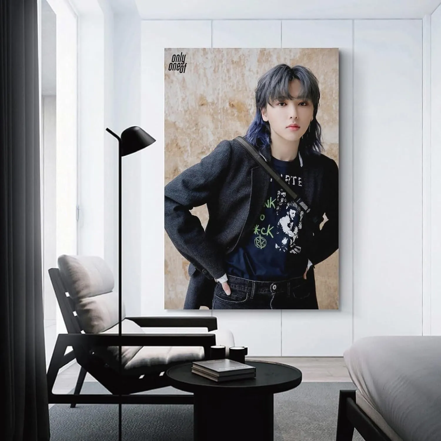 K-pop Artist Poster OnlyOneOf Rie Unknown Art Pics 0.1 Ver. 1st Teaser Canvas Poster Bedroom Decor Sports Landscape Office Room Decor Gift 20x30inch(50x75cm)