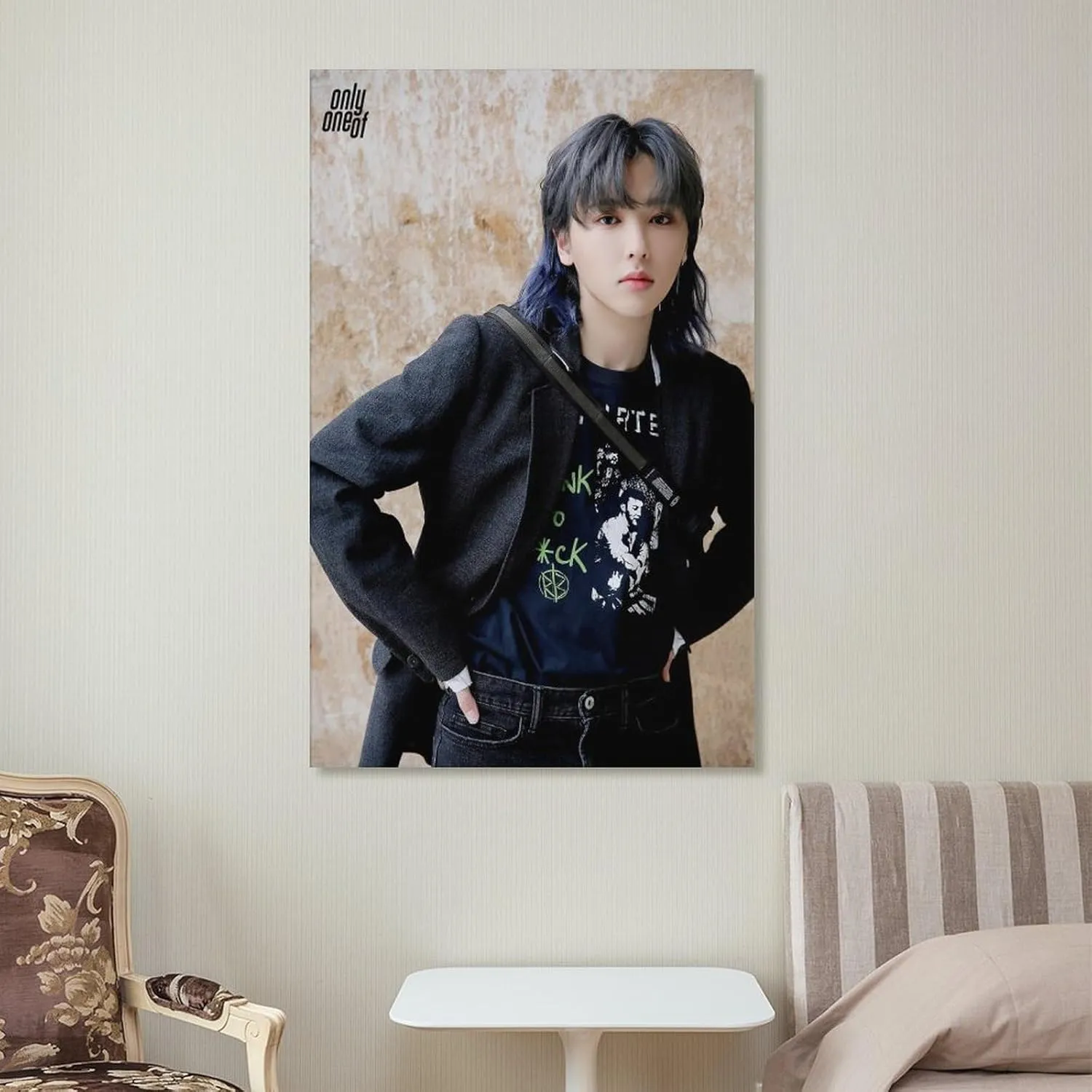 K-pop Artist Poster OnlyOneOf Rie Unknown Art Pics 0.1 Ver. 1st Teaser Canvas Poster Bedroom Decor Sports Landscape Office Room Decor Gift 20x30inch(50x75cm)