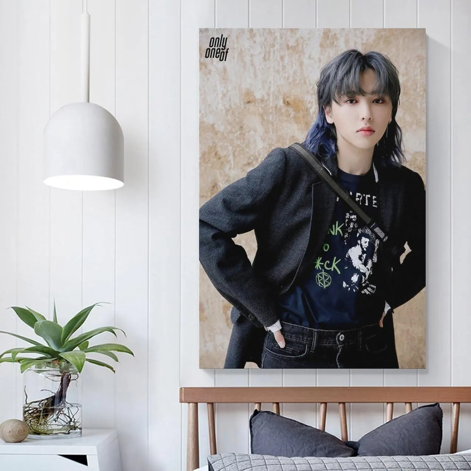 K-pop Artist Poster OnlyOneOf Rie Unknown Art Pics 0.1 Ver. 1st Teaser Canvas Poster Bedroom Decor Sports Landscape Office Room Decor Gift 20x30inch(50x75cm)