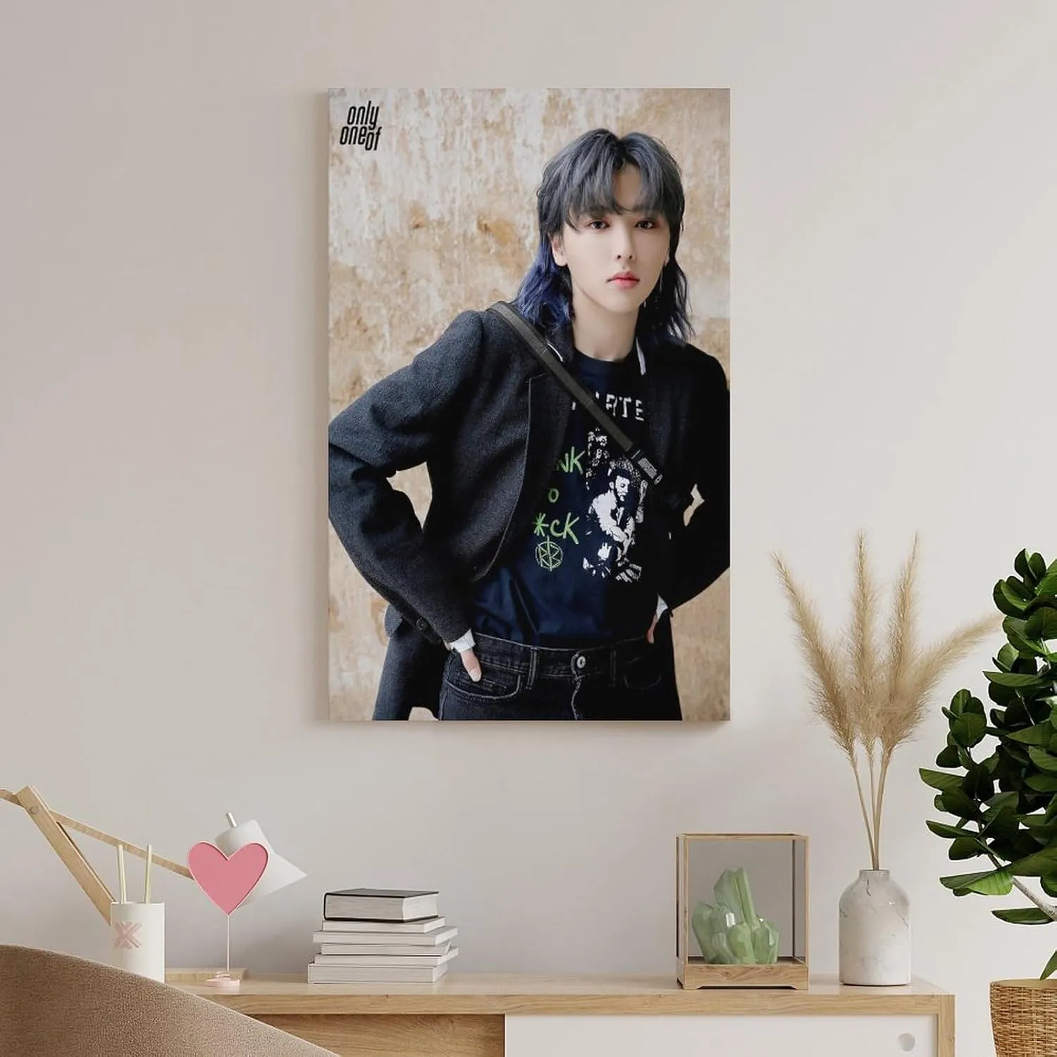 K-pop Artist Poster OnlyOneOf Rie Unknown Art Pics 0.1 Ver. 1st Teaser Canvas Poster Bedroom Decor Sports Landscape Office Room Decor Gift 20x30inch(50x75cm)