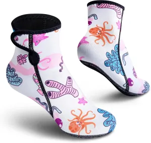 Kids Neoprene Socks 3mm Water Socks Sand Socks Anti-Slip Swimming Socks Keep Warm Wetsuit Socks for Water Sport