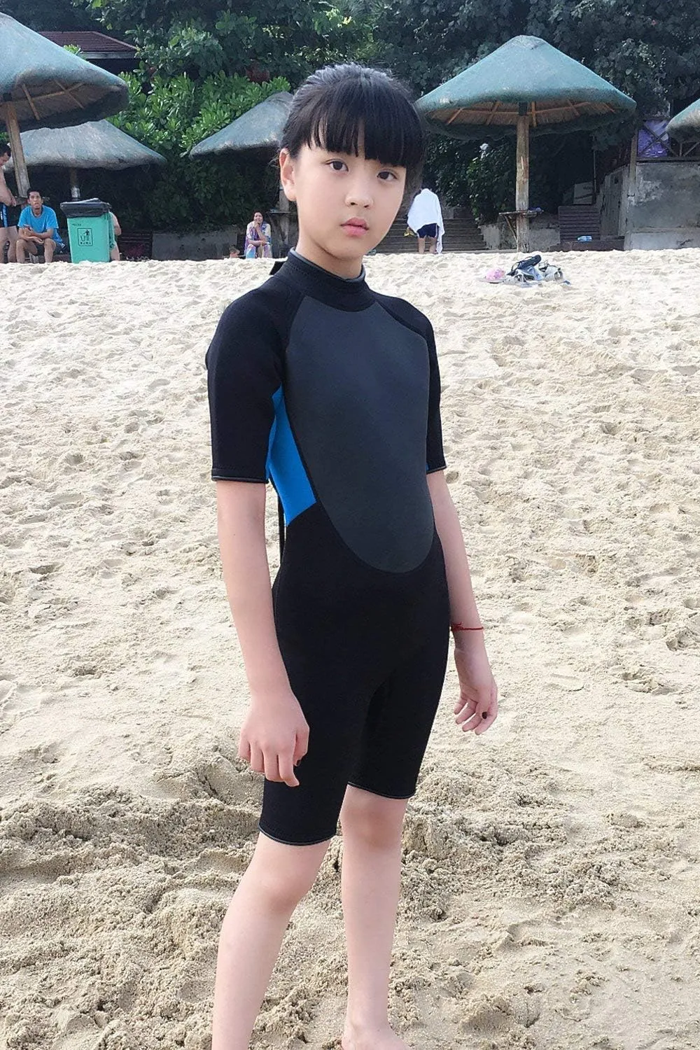 Kids Wetsuit for Girls Boys Toddler and Youth 3mm Neoprene Child Full Wet Suits Warm in Cold Water Thermal Swimsuit Back Zip for Swimming Diving Jet Skiing Surfing