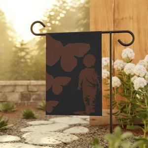 Kitmit Ariel Butterfly Garden Flag - Honoring Ariel Bibas and Jewish Heritage, 12x18 Inches Bibas Tribute Flag
