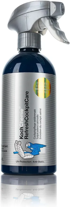 Koch-Chemie - Refresh Cockpit Care - Prosumer Line - UV Protection, Anti-Static Interior Cleaner - 500 ml