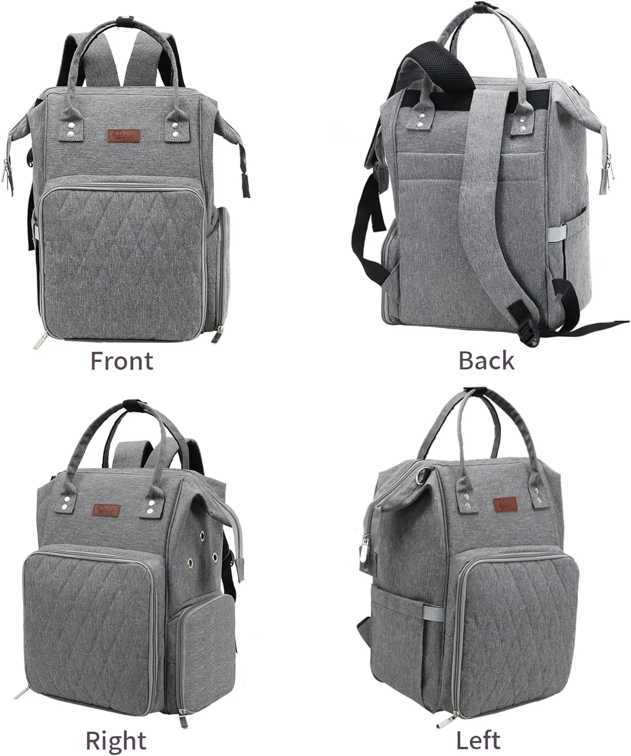 KOKNIT crochet bag,knitting bagBackpack and Tote Bag Storage Bag ，Large capacityYarn Storage Organizer Travel Crochet Bag Women Carrying Crochet Accessories Knitting Needles Crochet