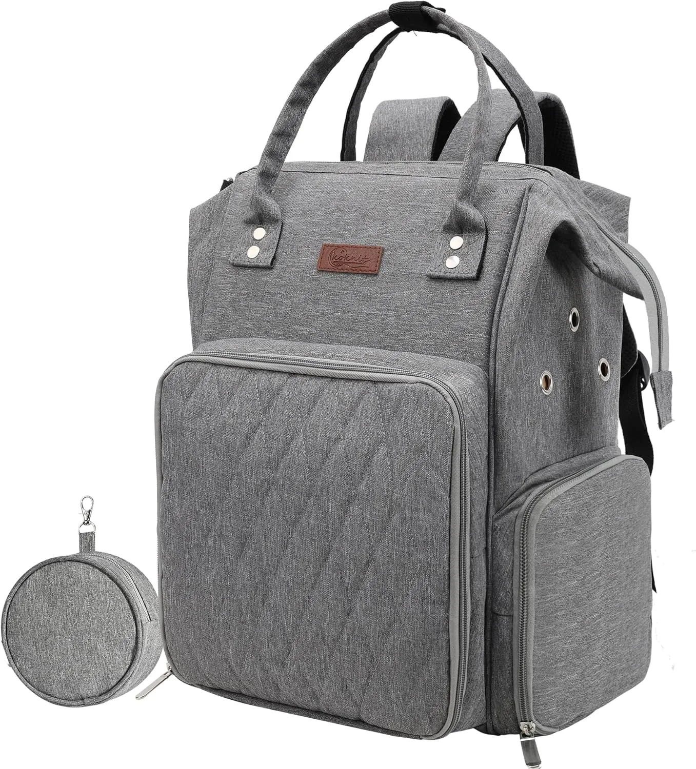 KOKNIT crochet bag,knitting bagBackpack and Tote Bag Storage Bag ，Large capacityYarn Storage Organizer Travel Crochet Bag Women Carrying Crochet Accessories Knitting Needles Crochet