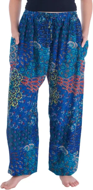 Lannaclothesdesign Harem Pants Hippie Boho Yoga Trousers Womens Flowy Clothing