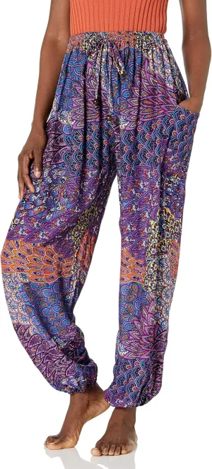 Lannaclothesdesign Harem Pants Hippie Boho Yoga Trousers Womens Flowy Clothing