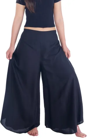 Lannaclothesdesign Palazzo Pants for Women Wide Leg Boho Harem Yoga Pants S M L XL Sizes
