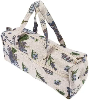 Large Fabric Knitting Needles Bag,Household Yarn Storage Tote Organizer Knitting Tools Storage Bag for Knitting Needles and Accessories()