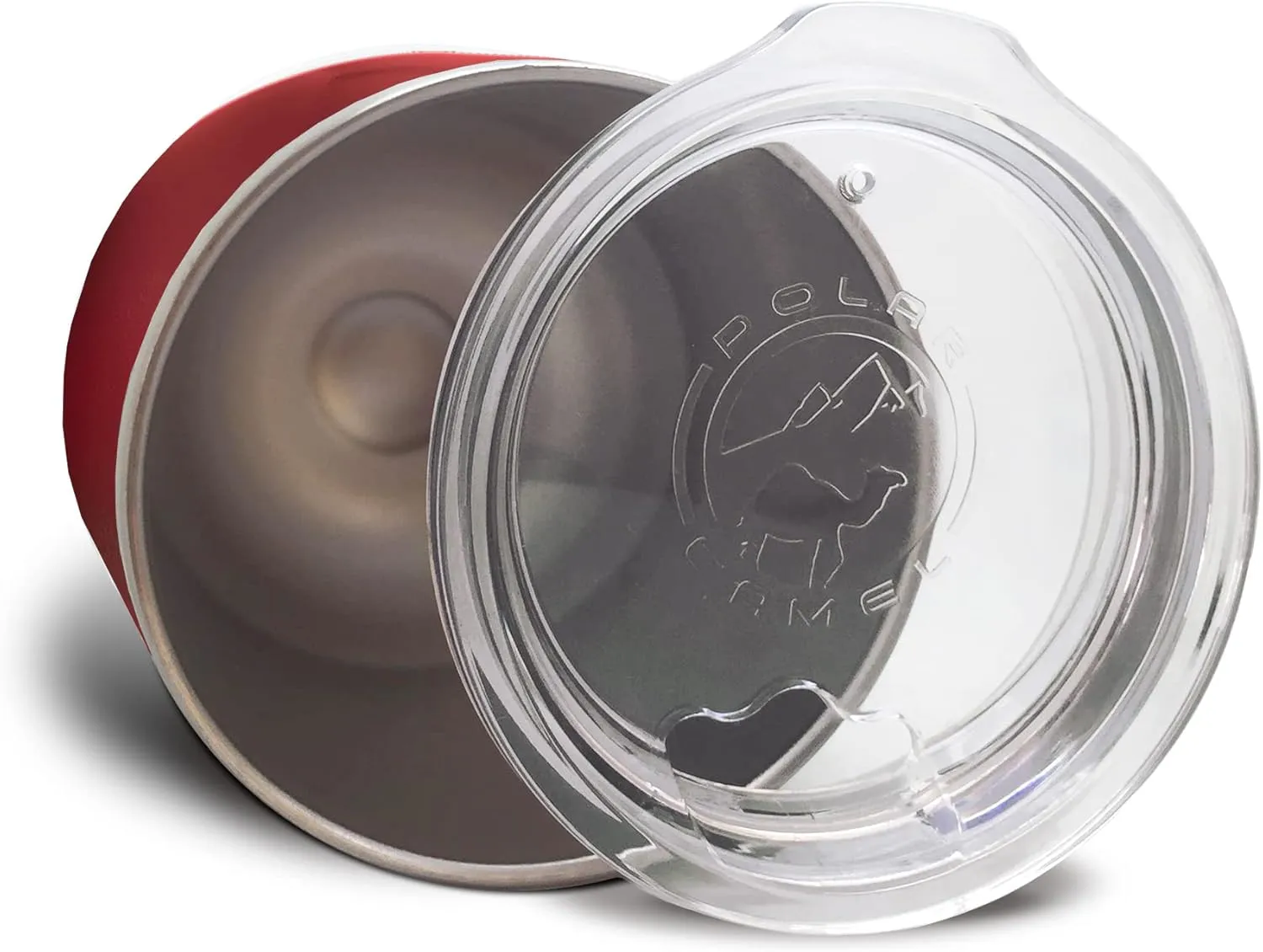 LaserGram Double Wall Stainless Steel Wine Glass Tumbler, Compass Rose, Personalized Engraving Included (Maroon)