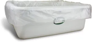 LEM Products Plastic Meat Lug Liners, Food Grade Low-Density Polyethylene (LDPE), 25 Count, Clear