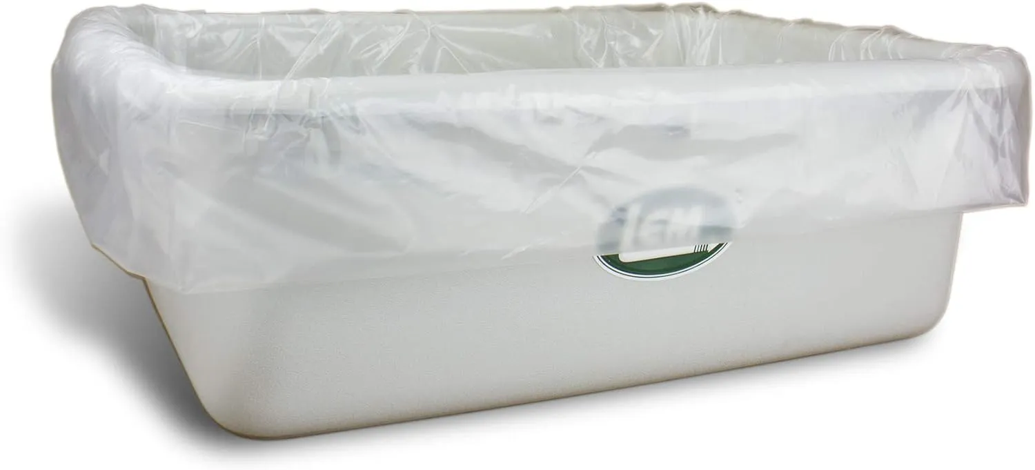 LEM Products Plastic Meat Lug Liners, Food Grade Low-Density Polyethylene (LDPE), 25 Count, Clear