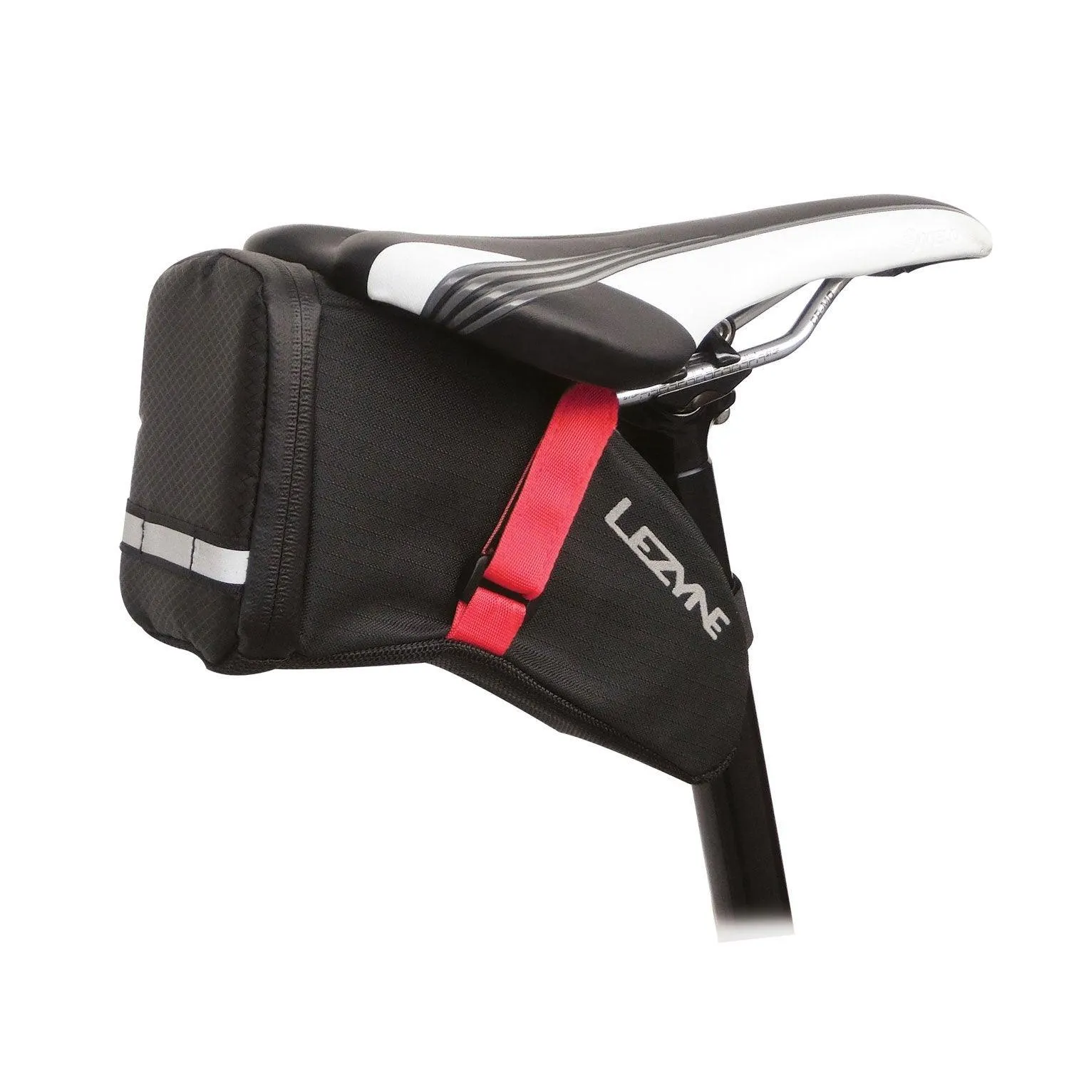 Lezyne Aero Caddy Saddle Bag (Black/Red)