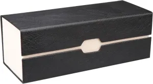 LifeArt Eyeglass Case Hard Shell, Portable Sunglass Case, Fashionable PU Leather Eyeglass Case, Lightweight