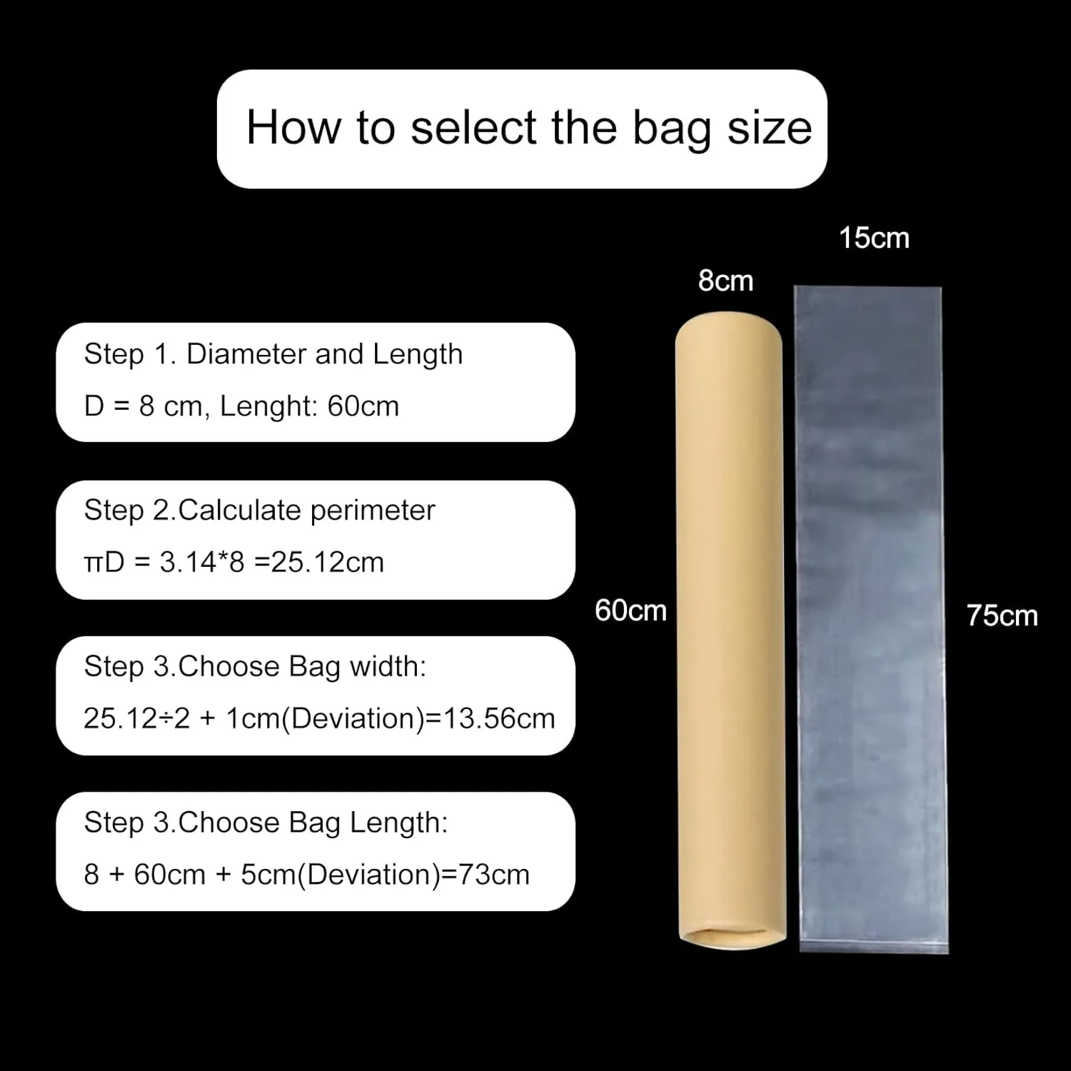 Long Plastic sleeves 14x40 Inch 50 Pack Poster Poly Bags, 2 Mil Clear Flat Open Blueprint Storage Poster Tube for Large Narrow Items, Waterproof