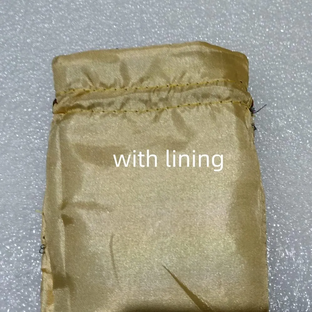 Long Silk Pouches Wholesale Jewelry Drawstring Bags Seawater Chinese Brocade Bags with lined Satin Cloth Gift Pouches size 3.15 x 7.87 inch (blue (10 pcs))