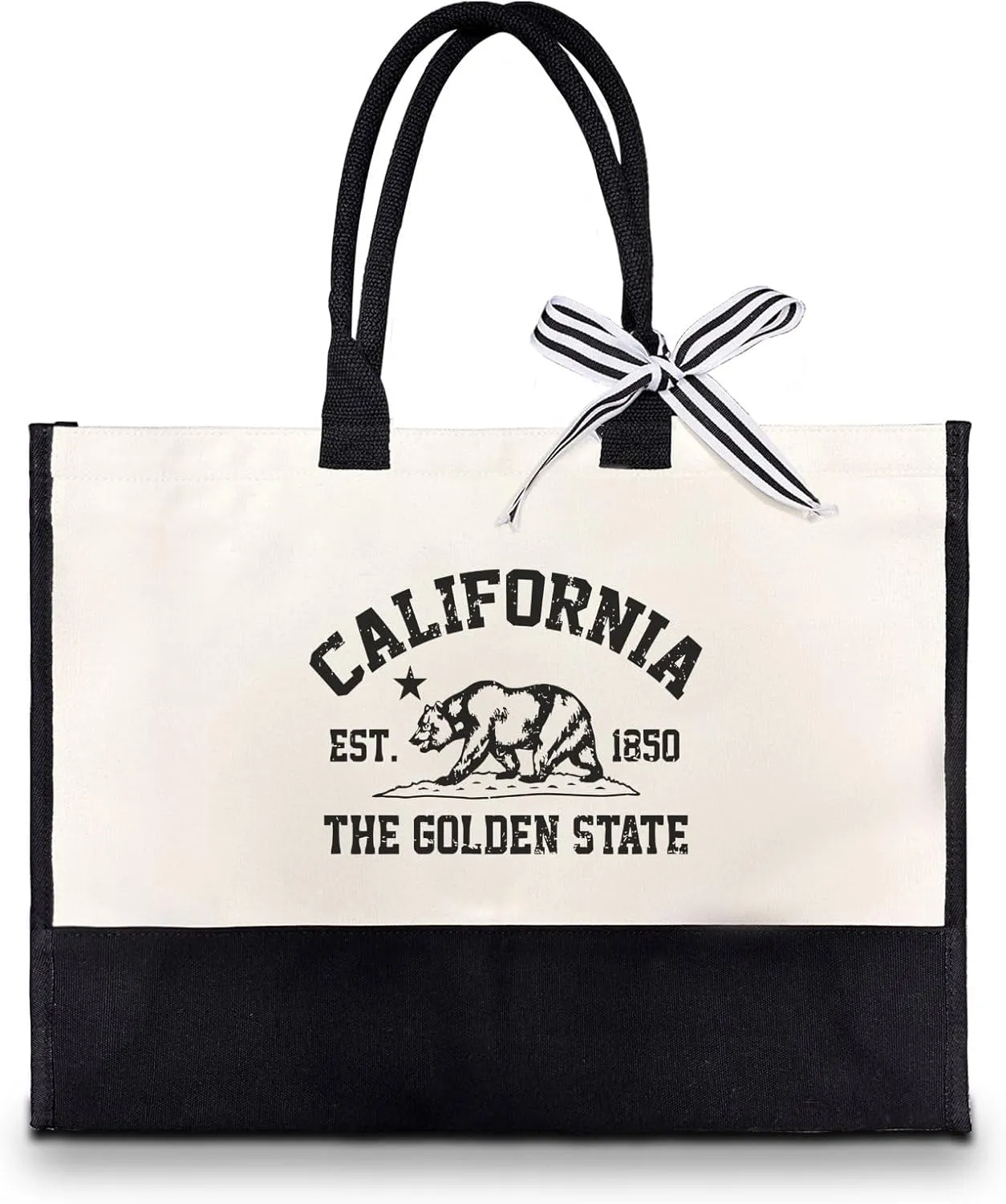 Louisiana State 1812 Funny Canvas Tote Bag Canvas Bag For Women Lightweight Reusable Grocery