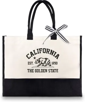 Louisiana State 1812 Funny Canvas Tote Bag Canvas Bag For Women Lightweight Reusable Grocery