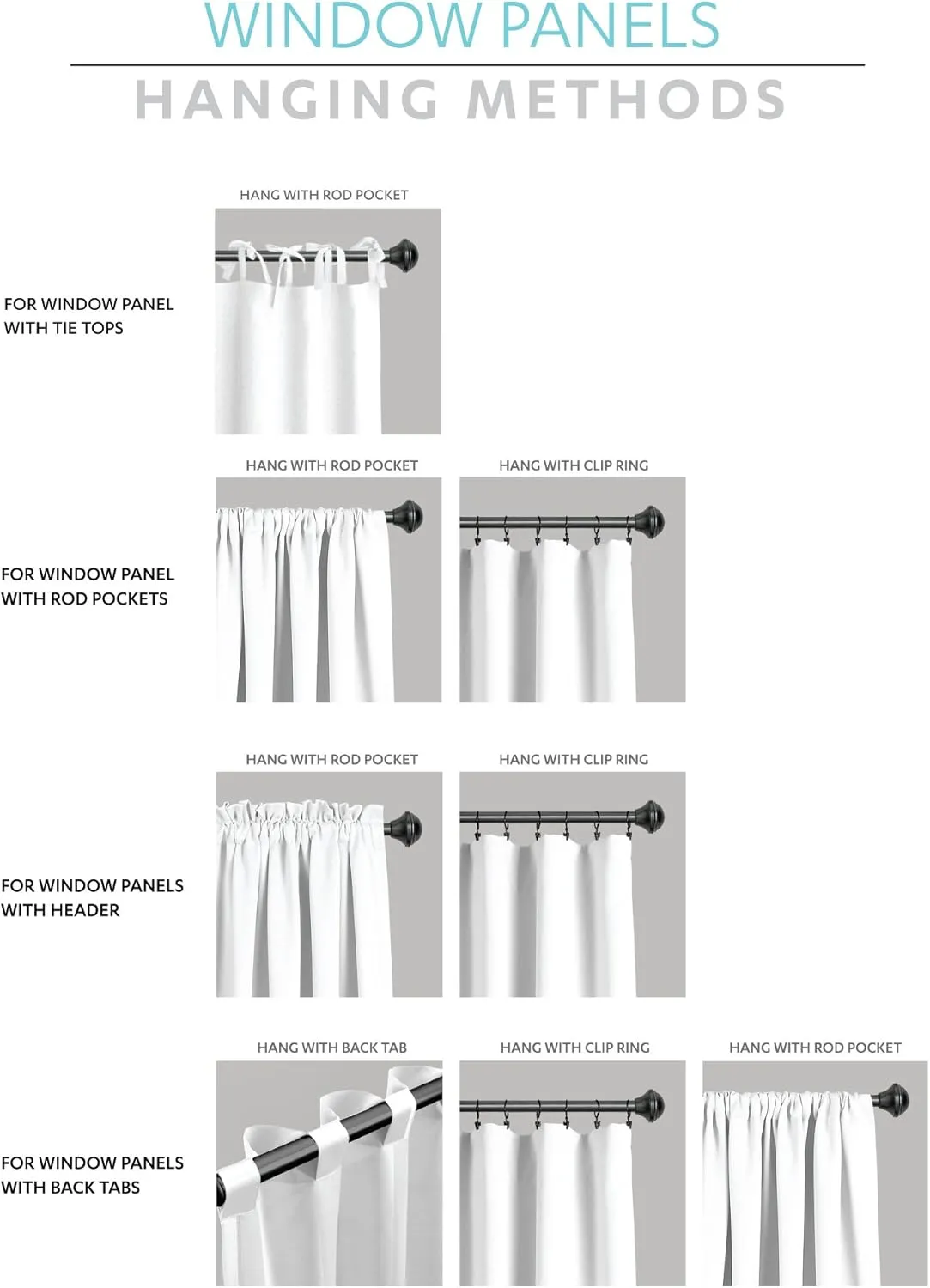 Lush Decor Bayview Curtains - Pintuck Textured Semi Sheer Window Panel Drapes Set for Living, Dining, Bedroom (Pair), 84" x 52", Ivory (16T001430)