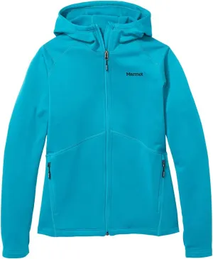 MARMOT Women's Olden Polartec Fleece Hoody - Breathable Stretch Fabric, Zip-Up Fleece Jacket with Hood & Thumbholes