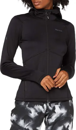 MARMOT Women's Olden Polartec Fleece Hoody - Breathable Stretch Fabric, Zip-Up Fleece Jacket with Hood & Thumbholes