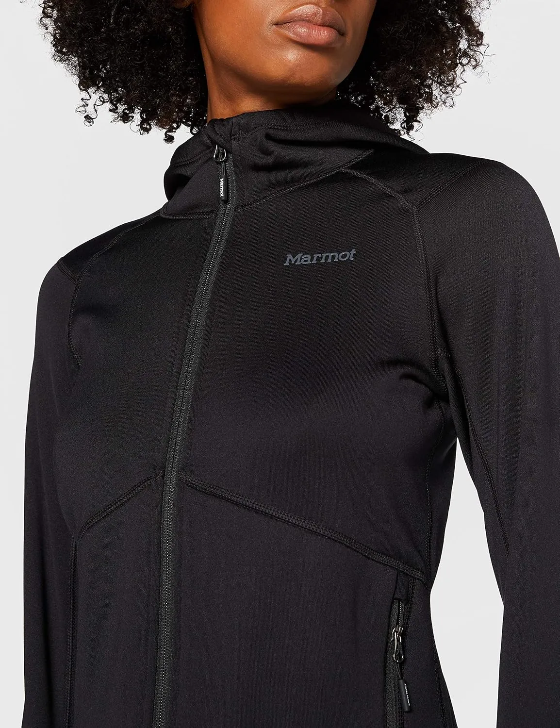 MARMOT Women's Olden Polartec Fleece Hoody - Breathable Stretch Fabric, Zip-Up Fleece Jacket with Hood & Thumbholes