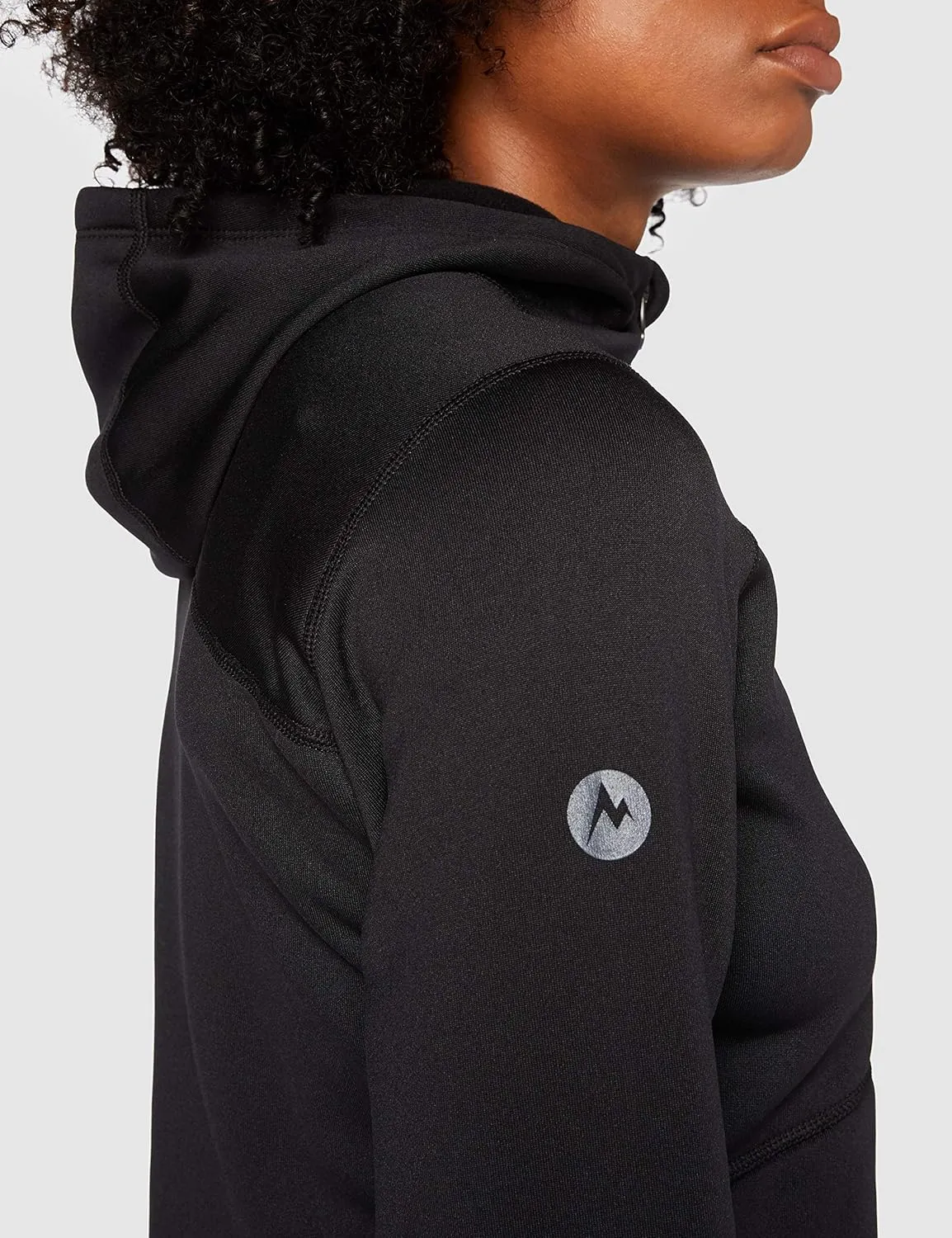 MARMOT Women's Olden Polartec Fleece Hoody - Breathable Stretch Fabric, Zip-Up Fleece Jacket with Hood & Thumbholes