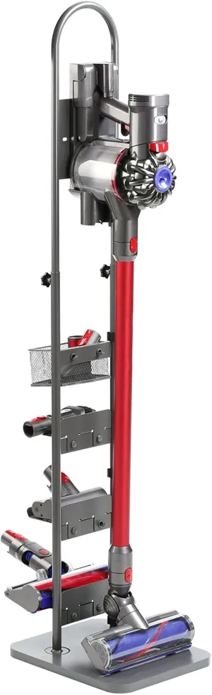 Masterpart Docking Station & Tools Floor Stand for Shark, Vax, Dyson Handheld V6 V7 V8 V10 DC30 DC31 DC34 DC35 DC59 Cordless Vacuum Cleaners, Grey